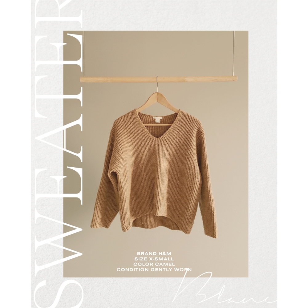 *SOLD* H&M camel sweater